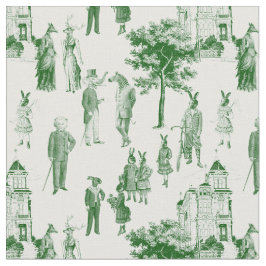 Tela toile de antigüedades victorianas toile green