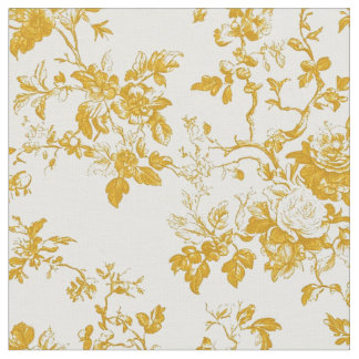 Tela Toile de Rosa Mostaza