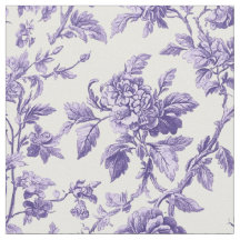 Toile Floral Botánico Violeta