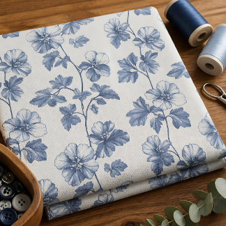 Tela Toile Floral Vintage de Campo Francés