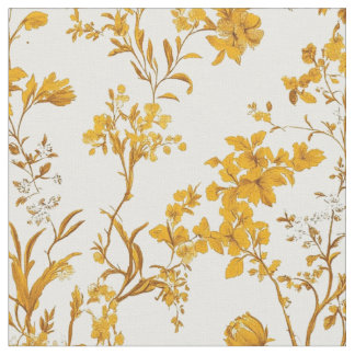 Tela Toile Jardín Dorado