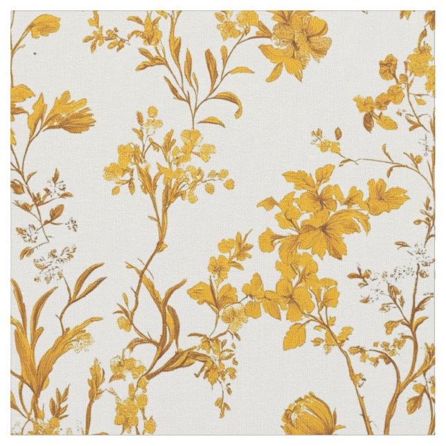 Tela Toile Jardín Dorado (De cerca)