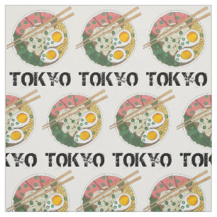 Tela Tokio Japón Alimentos en la ciudad japonesa Ramen 