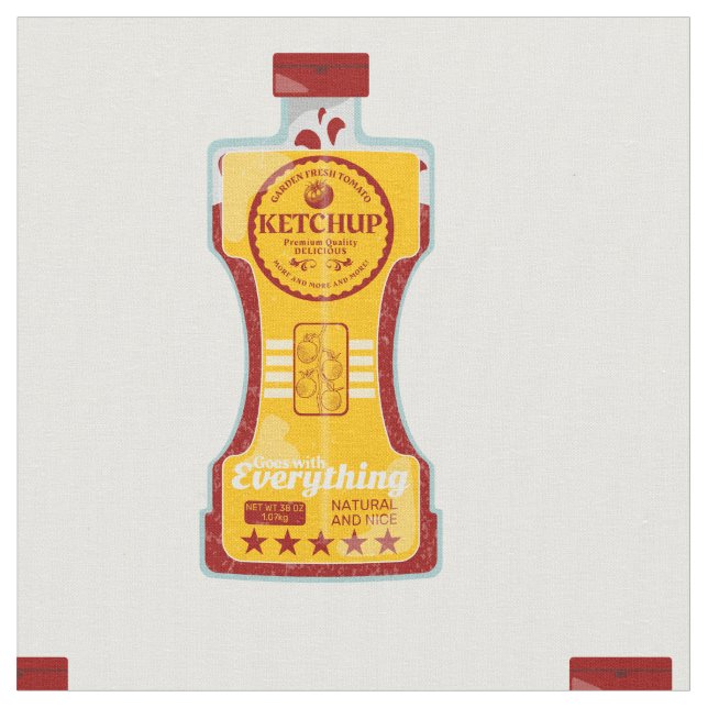 Tela Tomato Ketchup (De cerca)