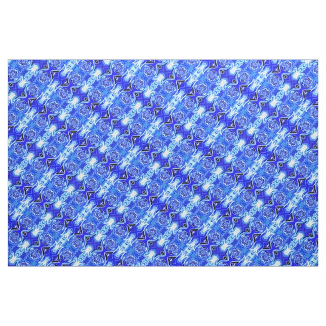 Tela Tonos de azul ("Cuarto gordo" (fat quarter))