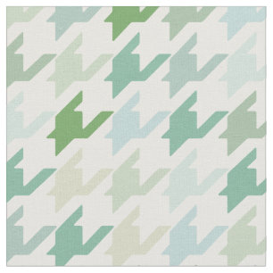 Tela Tonos de moda modernos con motivos de caseta verde
