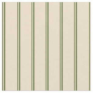 Tela Tonos verde oliva oscuro y rayas de Tan