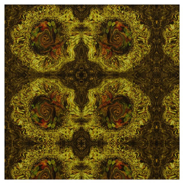 Tela Torbellino de miel abstracto (Retal)