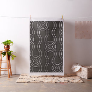 Tela Tormenta de arte aborigen