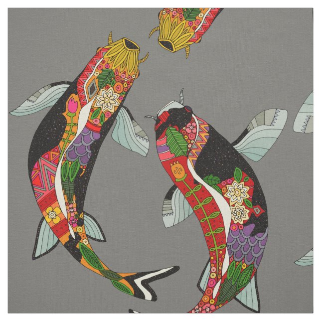 Tela tormenta del koi (Retal)