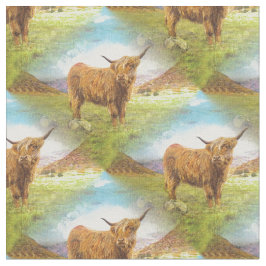 Tela Toro de la montaña