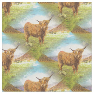 Tela Toro de la montaña