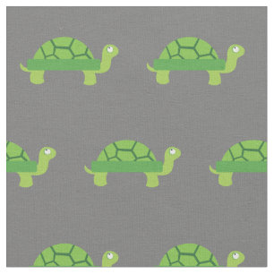 Tela Tortuga pequeña niña bebé guardería gris tortu