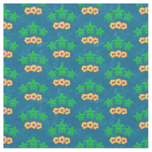 Tela Tortugas verdes tribales honu hawaianas