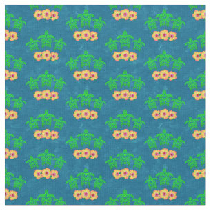 Tela Tortugas verdes tribales honu hawaianas