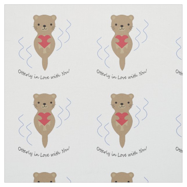 Tela Totalmente enamorado de ti Otter (Retal)