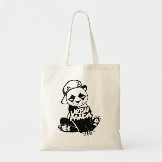 Tela Tote del bolso con el logotipo de la panda