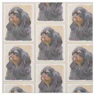 Tela Toy English Spaniel Pintura Original Arte Animal