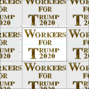 TELA TRABAJADORES PARA TRUMP