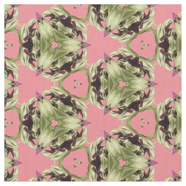 Tela Tradescantia Kaleidoscope (De cerca)