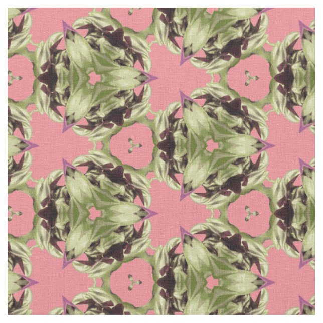 Tela Tradescantia Kaleidoscopio (De cerca)
