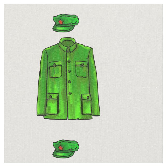 Tela Traje de Mao Zedong Zhongshan (De cerca)