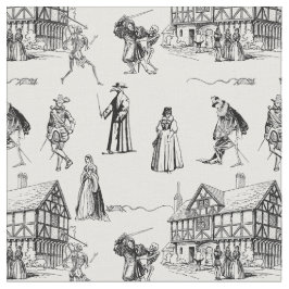 Tela traje medieval gótico de médico de la peste esquel