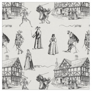 Tela traje medieval gótico de médico de la peste esquel