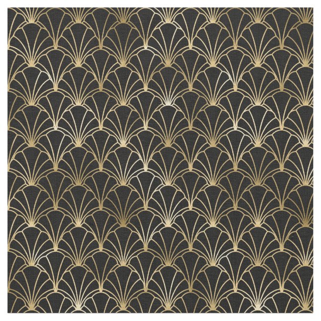Tela trama de mosaico art deco Fabric (De cerca)