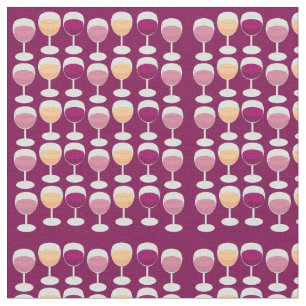 Tela Trama de vino divertido