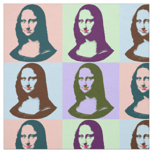 Tela transparente de Mona Lisa del arte pop