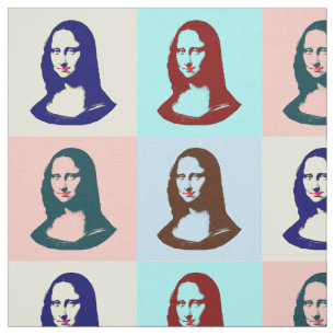 Tela transparente de Mona Lisa del arte pop