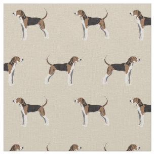 Tela Tratando a Walker Coonhound perro tan