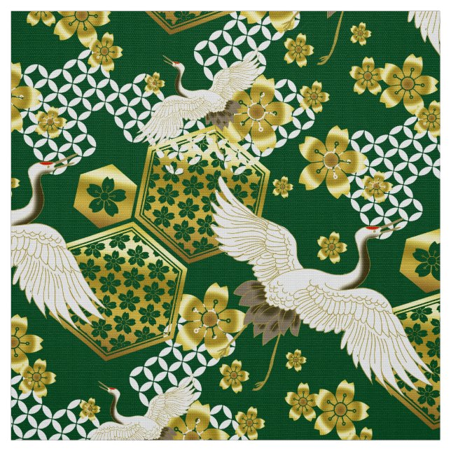 Tela Trazo de kimono japonés (Retal)