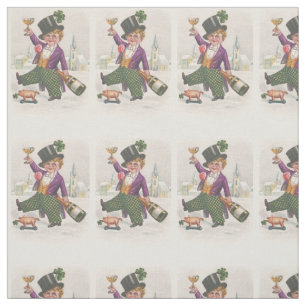 Tela Trébol Champán del día del St Patricks del vint