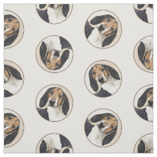 Tela Treeing Walker Coonhound Pintando arte original de