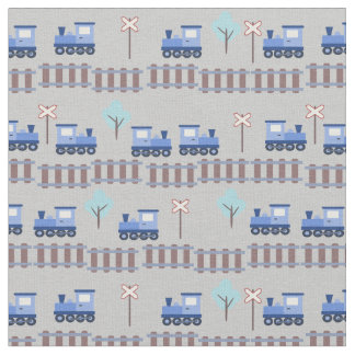 Tela Tren y ferrocarril en filas