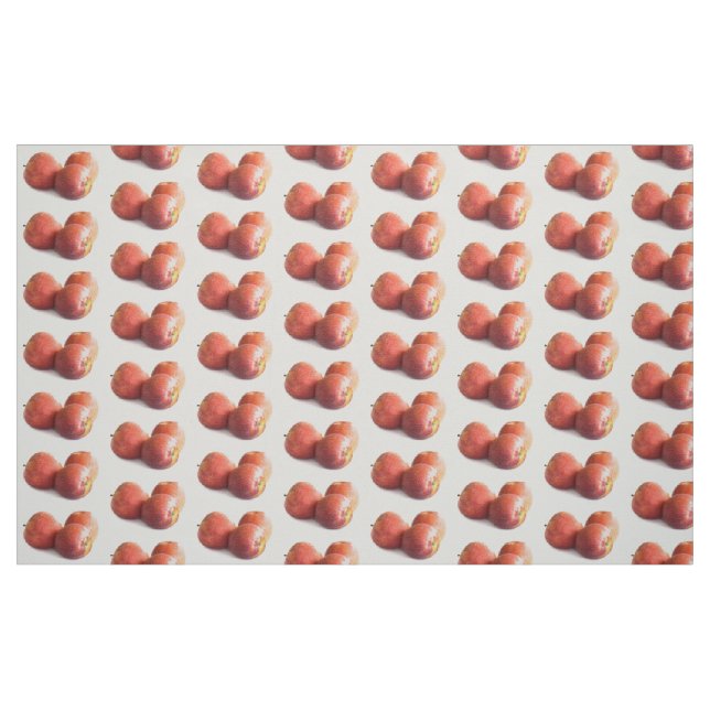 Tela Tres manzanas rojas ("Cuarto gordo" (fat quarter))
