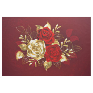 Tela Tres Rosas Joyas