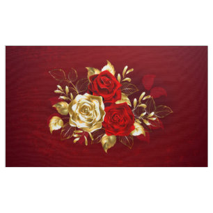 Tela Tres Rosas Joyas