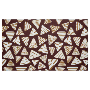 Tela Triángulos 240121 - Tonos de chocolate