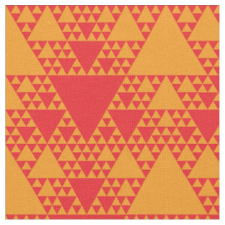 Tela Triángulos de Sierpinski - Cálido