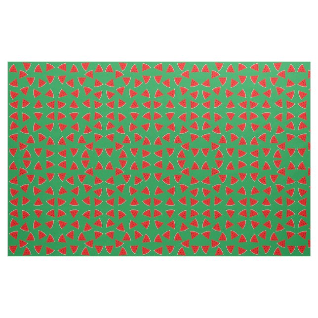 Tela Triángulos del patrón de la sandía ("Cuarto gordo" (fat quarter))