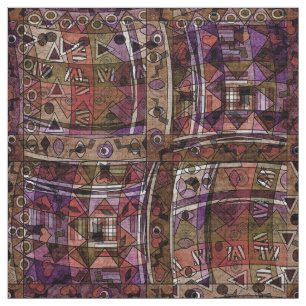 Tela Tribal abstracta africana de moda