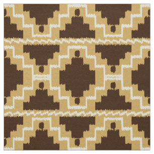 Tela Tribal azteca de Ikat - broncee, broncee y bata