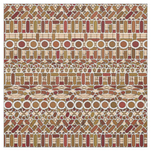 Tela Tribal Batik - neutrales de tono de tierra