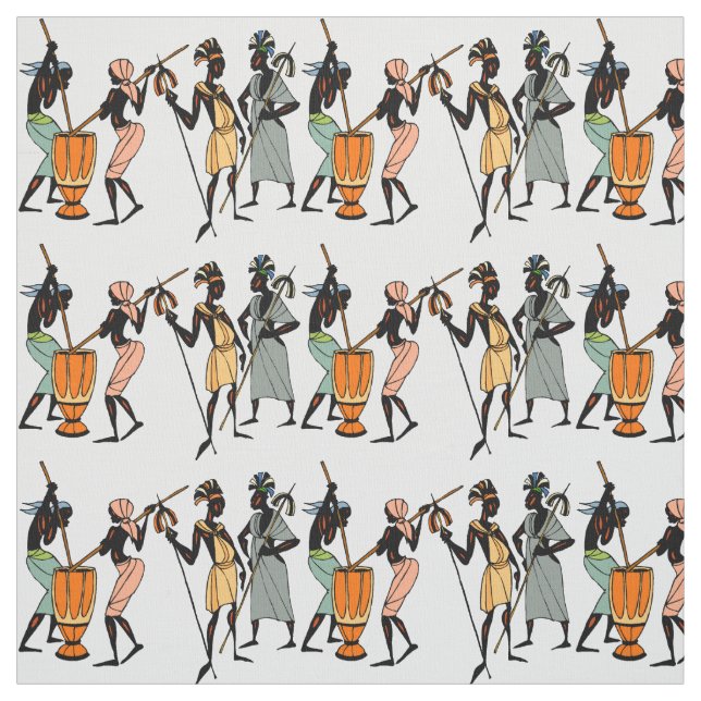 Tela tribal nativa africana del diseño (Retal)