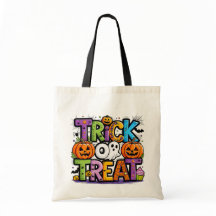 Trick personalizado de Halloween o bolso de tratam