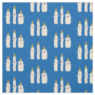 Tela Trío de velas cantarinas lindas caricatura