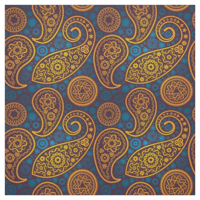 Tela Trippy Hippy Retro Paisley (Retal)
